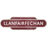 Totem BR(M) FF LLANFAIRFECHAN from the former London and North Western Railway station between