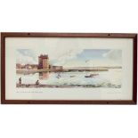 Carriage Print CASTLE OF BROUGHTY, BROUGHTY FERRY by Edward Lawson from the Scottish Region series