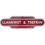 Totem BR(M) FF LLANRWST & TREFRIW from the former London and North Western Railway station between