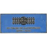 Nameplate PATHFINDER TOURS 30 YEARS OF RAILTOURING 1973-2003 as carried by British Railways Class 56