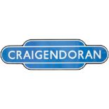 Totem BR(Sc) FF CRAIGENDORAN from the former North British Railway station on the West Highland Line