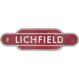 Totem BR(M) FF LICHFIELD from the former London and North Western Railway station between Nuneaton