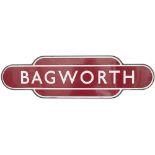Totem BR(M) FF BAGWORTH from the former Midland Railway station between Leicester and Burton-On-