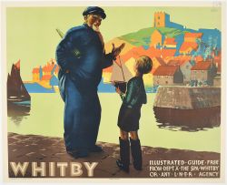 Poster LNER WHITBY by Austin Cooper. Quad Royal 40in x 50in. In excellent condition professionally