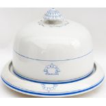 LNER Steamships china CHEESE DISH, lid and base marked LNER LY Steamships and base also marked