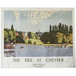 Poster BR(M) THE DEE AT CHESTER by Norman Wilkinson 1948. Quad Royal 40in x 50in. In very good