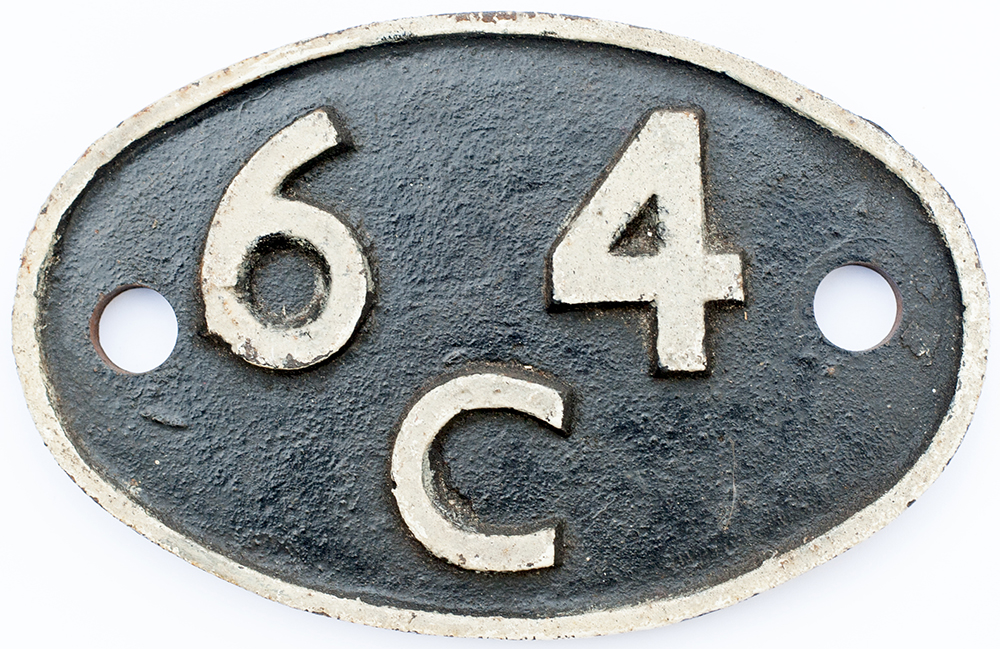 Shedplate 64C Dairy Road 1950-1965. Lightly cleaned with casting details to rear.