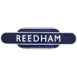 Totem BR(E) HF REEDHAM from the former Great Eastern Railway station between Norwich and Great