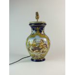 An Italian maiolica vase