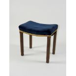 A Waring & Gillow George VI coronation stool