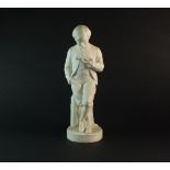 A Copeland parian figure of 'Young England'