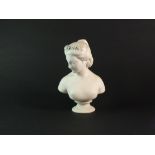 A John & Thomas Bevington parian bust