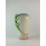 A Carlton Ware "Glacielle" lizard vase