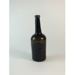 A late 18th century sealed wine bottle, 'W C G Zeals'