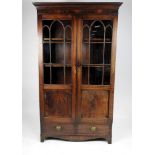 A George mahogany bookcase