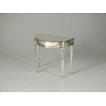 An early 20th century novelty silver ring box