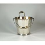 An Egyptian silver ice bucket