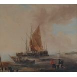 Attributed to Samuel Owen (1768-1857), Fishing Boat at Anchor