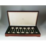 A cased set of silver apostle spoons