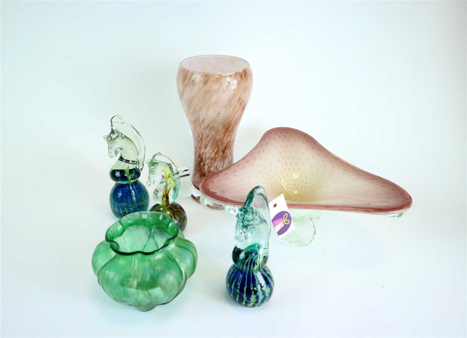 A Collection of late 19th century through to mid-20th century decorative glassware