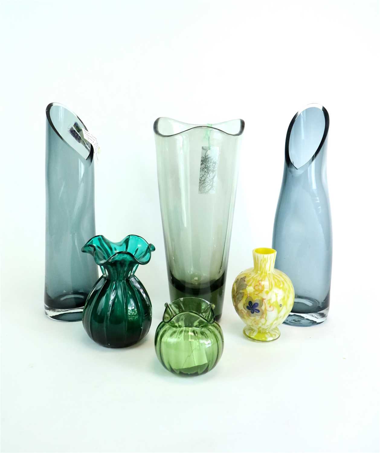 A selection of Victorian and later glassware