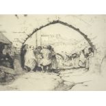 James McBey, etching