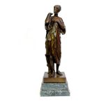 A French bronze figure of Diana of Gabii