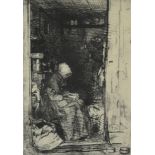Whistler etching
