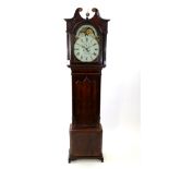 A Regency mahogany long case clock