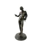An Italian bronze figure of Narcissus