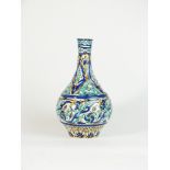 An Iznik bottle vase