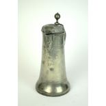 A German 18th century pewter flagon