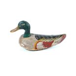 A painted decoy duck, late 19th/early 20th century