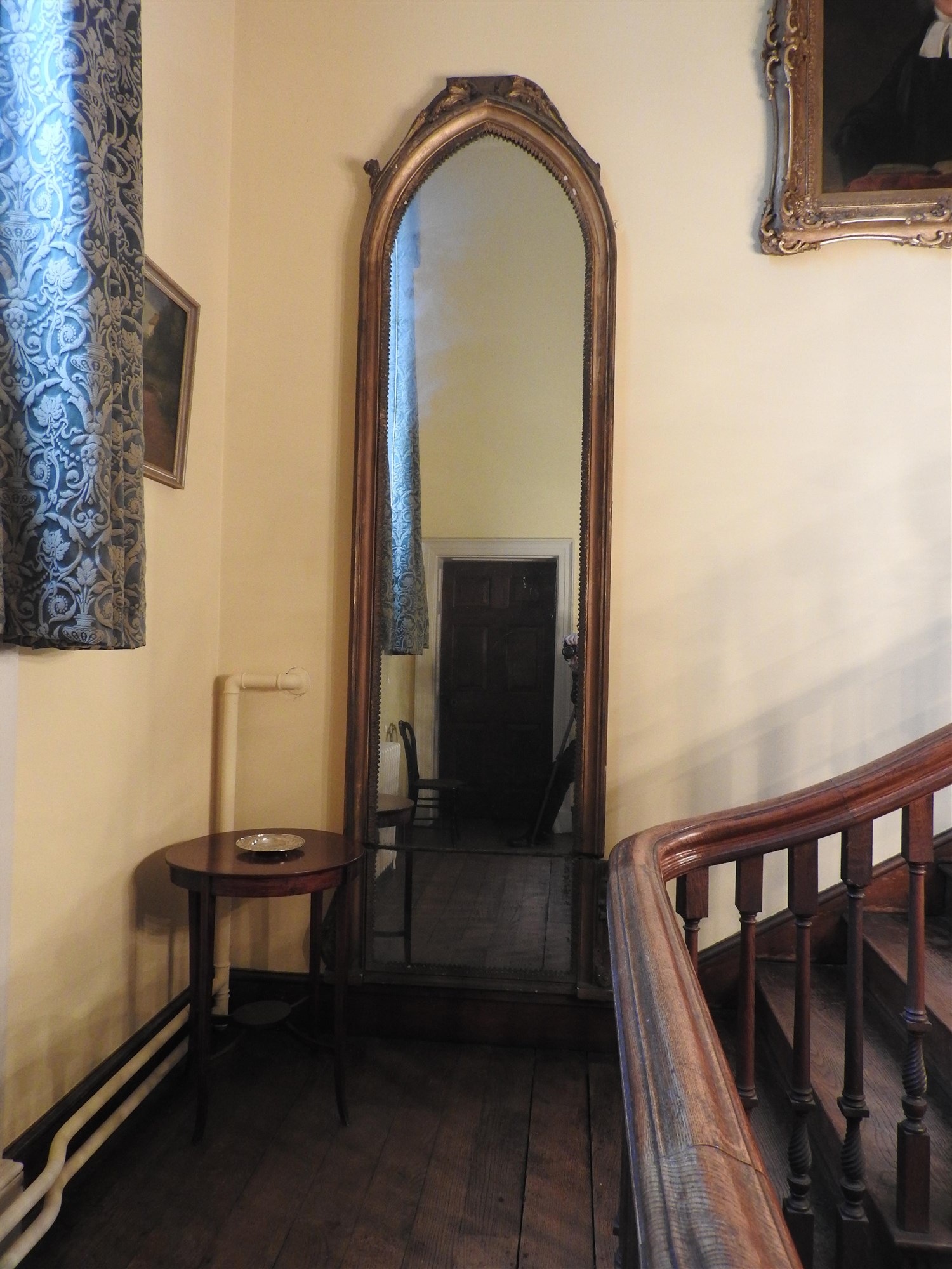 A large gilt framed pier mirror, Victorian mid 19th century