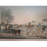 James Robert Granville Exley, Fox Hounds, aquatint