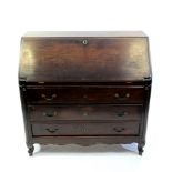 A French chestnut bureau