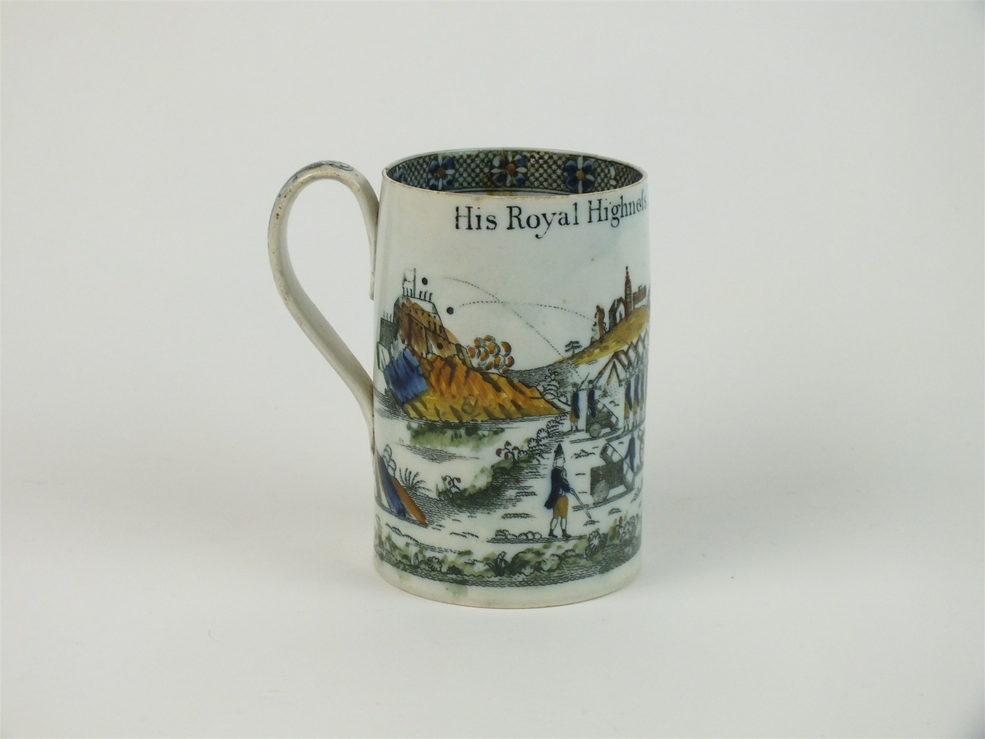 A rare Staffordshire Frederick Duke of York mug - Image 3 of 6