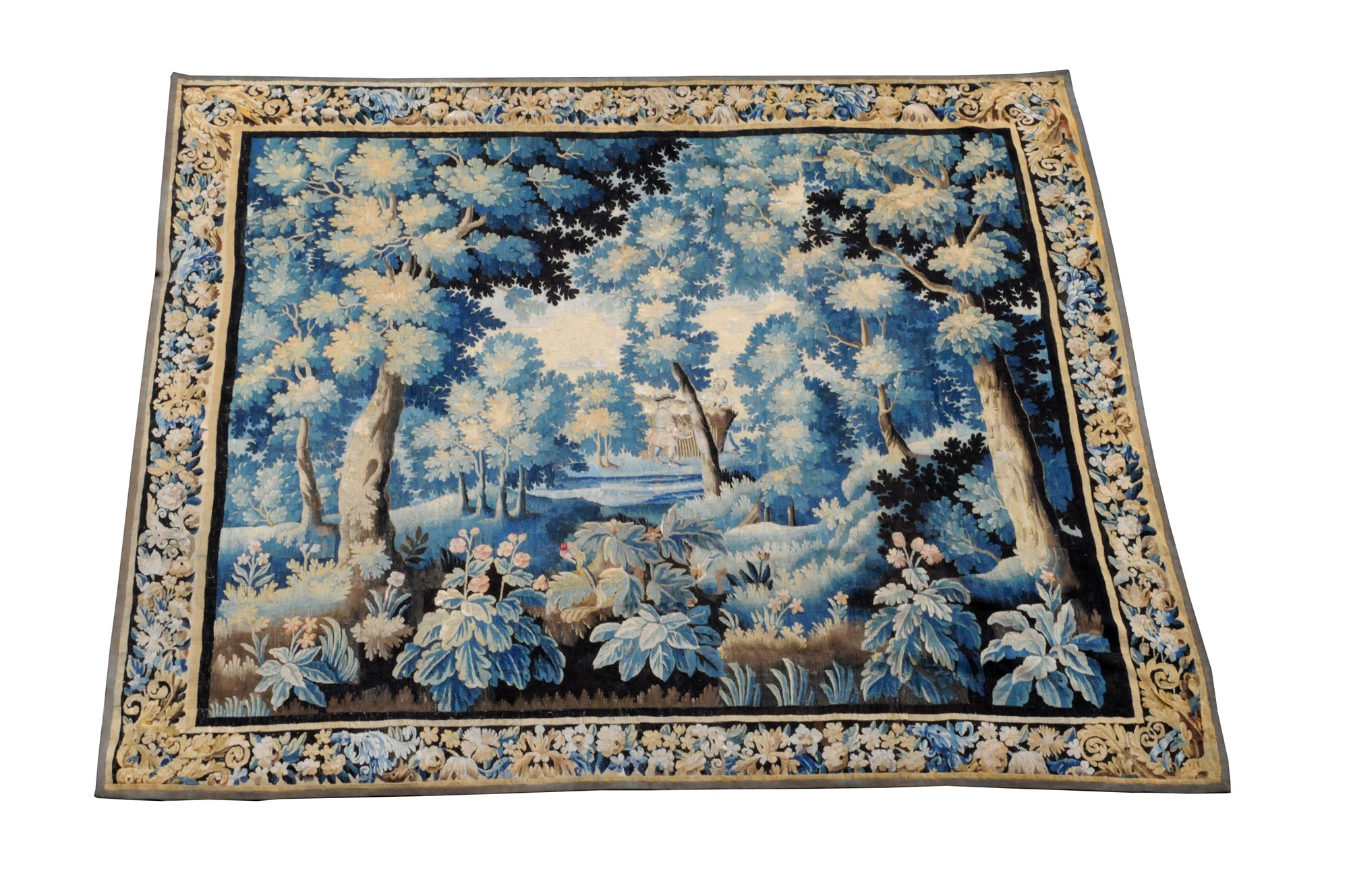 A French Aubusson tapestry, circa 1680