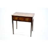 George III elm side table