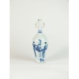 Chinese blue and white porcelain 'Long Eliza' two handled baluster vase