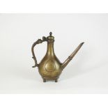 A Mughal Deccan bronze ewer, (aftaba) ,18th century