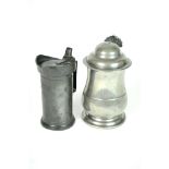 A French 19th century pewter 1/2 litre measure