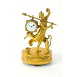 A French Empire ormolu novelty mantel time piece