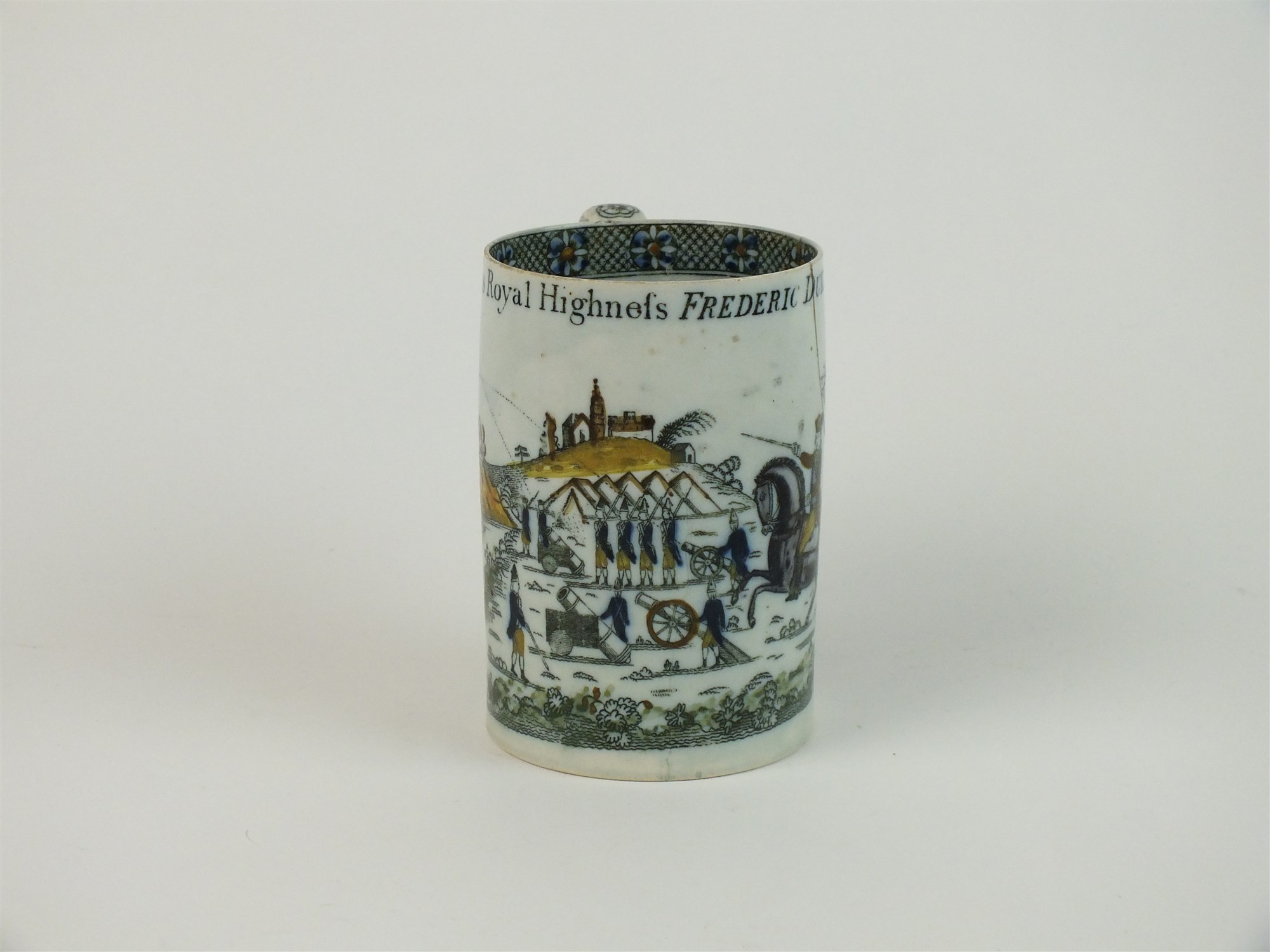 A rare Staffordshire Frederick Duke of York mug - Image 2 of 6