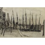 Whistler etching