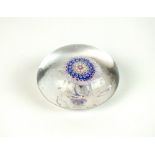 An Old English glass paperweight, probably Richardson