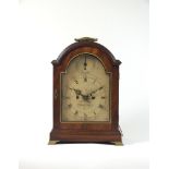 A George III mahogany bracket clock by James Maitland