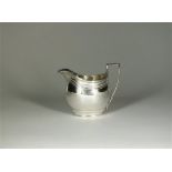 A George III silver cream jug