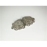 A Victorian silver nurses buckle