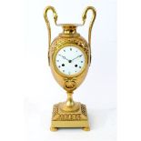 An Empire ormolu urn clock, early 19th century